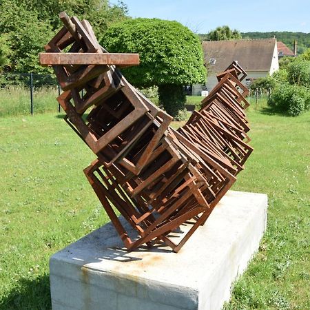 Gite Dans Parc De Sculptures - Gite "Pondichery" Port-Mort Екстериор снимка